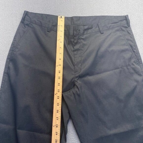 Nike Golf Tech Pants Mens 38x32 Black Dri Fit Straight Leg Preppy Classic - Picture 4 of 10